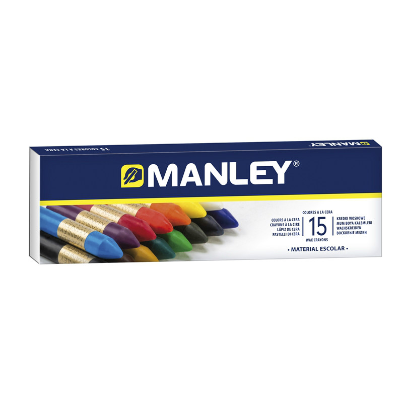 CERAS MANLEY ESTUCHE DE 15 COLORES REF. 115 / MNC00055