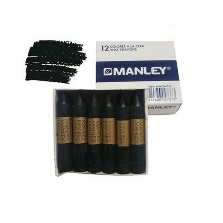 CERAS MANLEY UNICOLOR NEGRO 12 UDS. Nº 30
