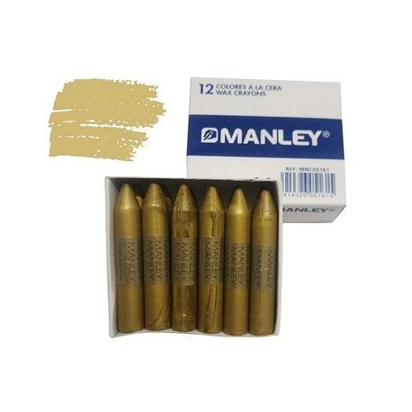 CERAS MANLEY UNICOLOR ORO 12 UDS. Nº 74