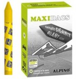 CERAS MAXIDACS UNICOLOR CAJA 12 CERAS COLOR AMARILLO REF: DX060103