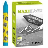 CERAS MAXIDACS UNICOLOR CAJA 12 CERAS COLOR AZUL CELESTE REF: DX060115