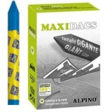 CERAS MAXIDACS UNICOLOR CAJA 12 CERAS COLOR AZUL OSCURO REF: DX060117