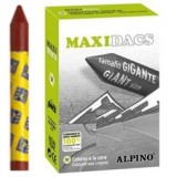 CERAS MAXIDACS UNICOLOR CAJA 12 CERAS COLOR MARRON REF: DX060132
