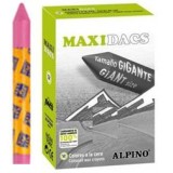 CERAS MAXIDACS UNICOLOR CAJA 12 CERAS COLOR ROSA REF: DX060125