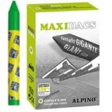 CERAS MAXIDACS UNICOLOR CAJA 12 CERAS COLOR VERDE CLARO REF: DX060119