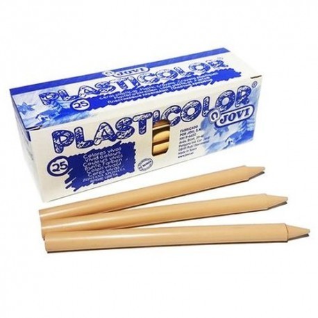 CERAS PLASTICOLOR CARNE CAJA 25 UNIDADES  925-19
