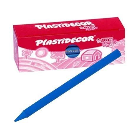 CERAS ***PLASTIDECOR*** CAJA UNICOLOR DE 25 UNIDADES AZUL CLARO REF: 816981