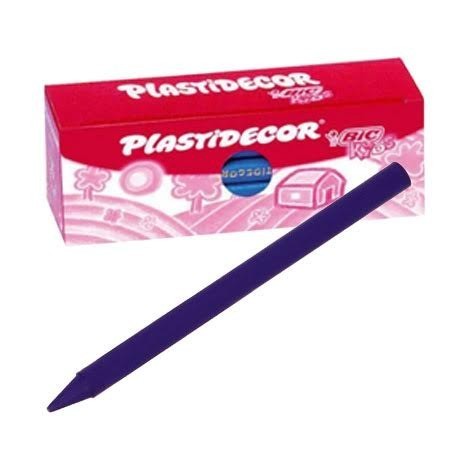 CERAS ***PLASTIDECOR*** CAJA UNICOLOR DE 25 UNIDADES VIOLETA