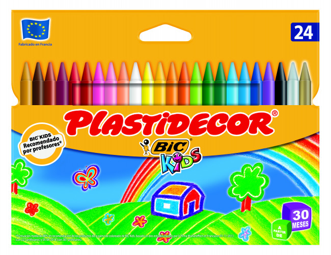 CERAS PLASTIDECOR ESTUCHE 24 COLORES REF: 9203013