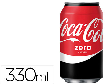 COCA-COLA ZERO BOTE LATA DE 330ML