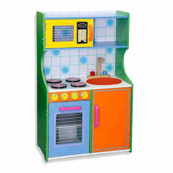 COCINA MULTICOLOR  MADERA