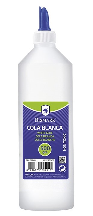 COLA BLANCA ESCOLAR BISMARK *** 500ML *** REF: 329411