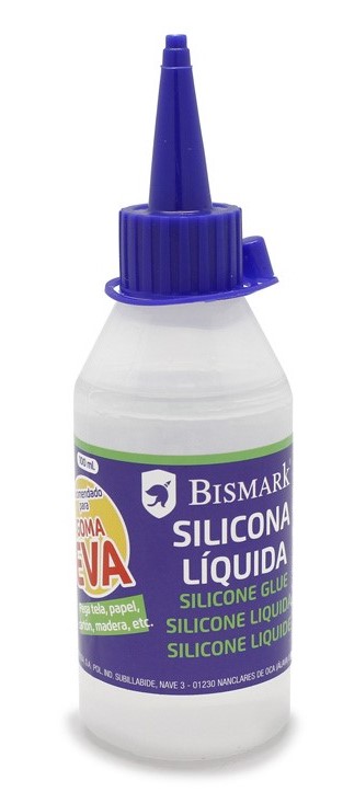 COLA DE SILICONA LIQUIDA 100 ML SECADO AL AIRE BISMARK REF. 327082