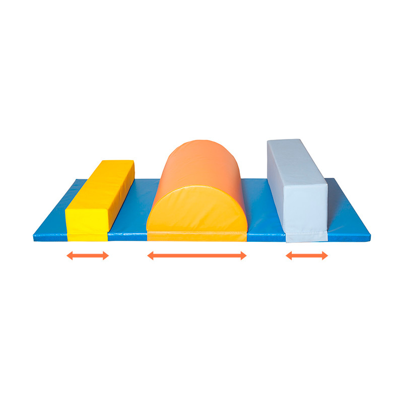 CONJUNTO 80 PSICOMOTRICIDAD 200X100X30 CM REF 434