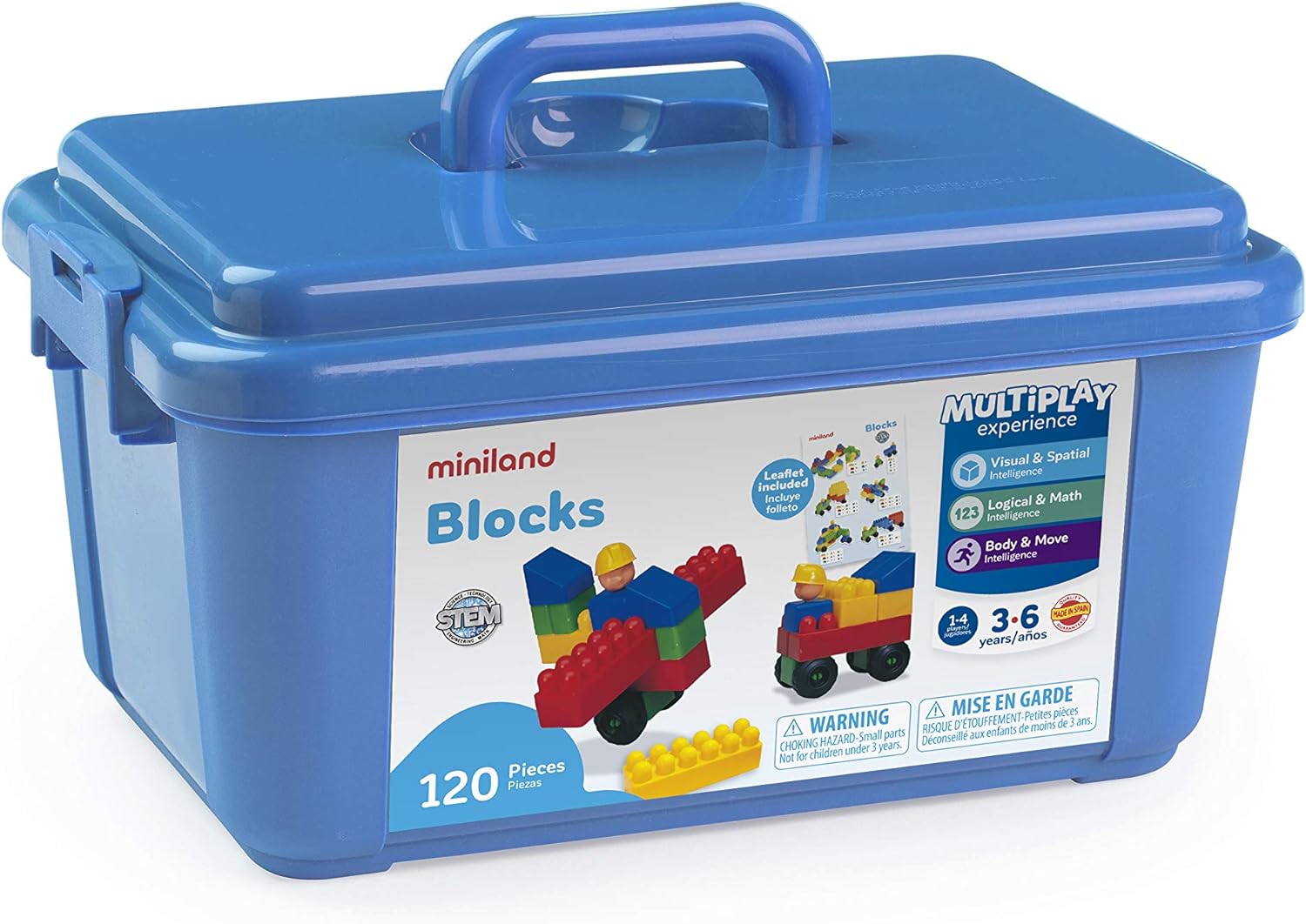 CONSTRUCCIONES BLOCKS 120 PIEZAS MINILAND REF. 32310
