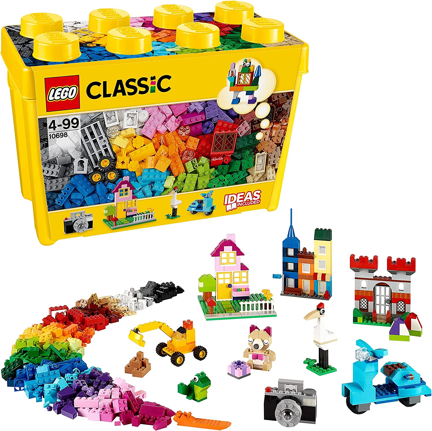 CONSTRUCCIONES LEGO CLASSIC GRANDES LADRILLOS REF: 10698