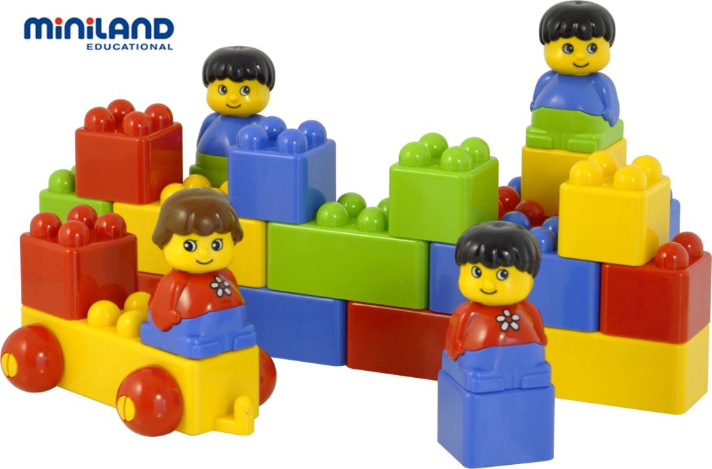 CONTENEDOR COLOR BRICKS 47 PIEZAS MINILAND REF: 94108