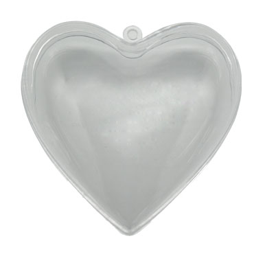 CORAZON PLASTICO DE CRISTAL PARA DECORAR DE 60MM NIEFENVER REF: 1300152