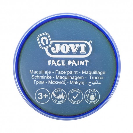 CREMA MAQUILLAJE JOVI FACE PAINT AZUL TURQUESA REF. 17121