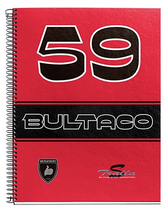 CUADERNO A4 120 HOJAS TRALLA BULTACO