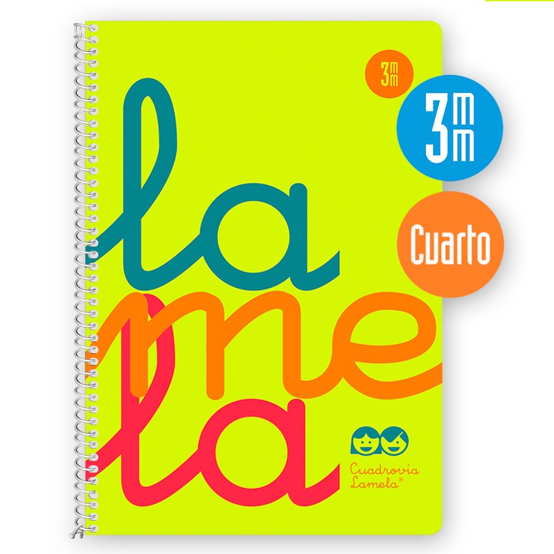 CUADERNO CUARTO  ***TAPA POLIPROPILENO ***LAMELA 3*** REF: 7CPT003S