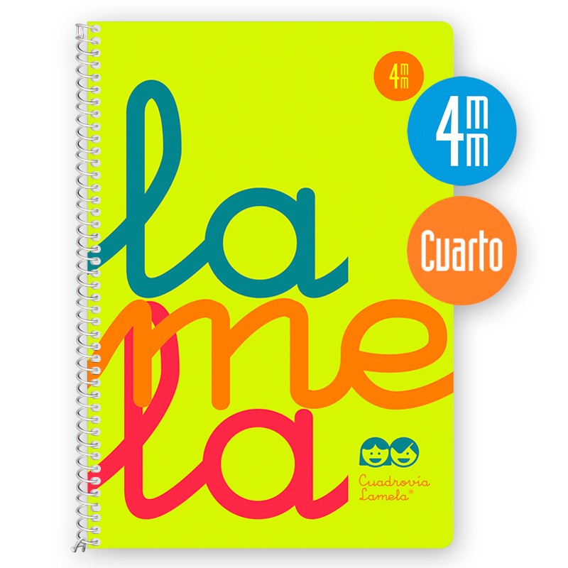 CUADERNO CUARTO  ***TAPA POLIPROPILENO ***LAMELA 4*** REF: 7CPT004S