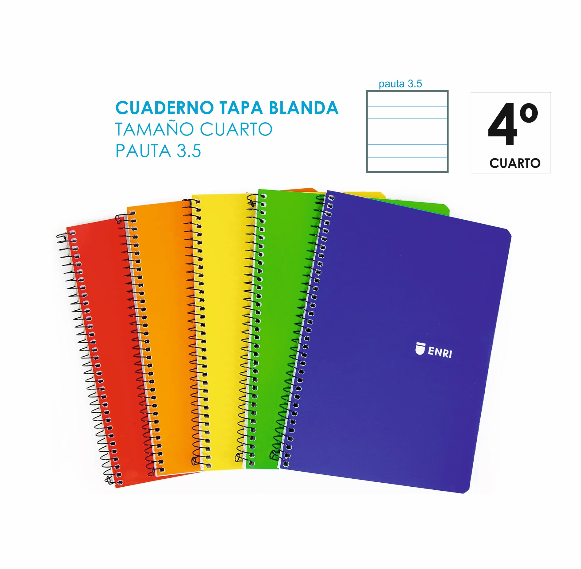 CUADERNO CUARTO PAUTA 3.5 ENRI REF. 16439