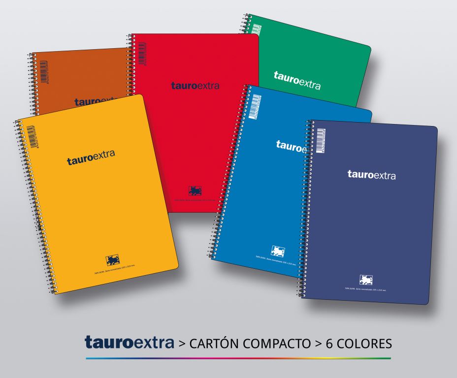 CUADERNO CUARTO TAPA DURA PAUTA 2,5 80H REF. 16722 TAURO 3588