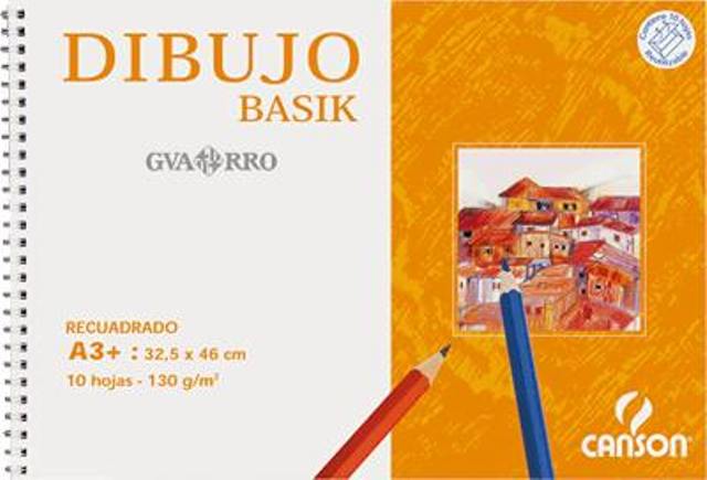 CUADERNO DIBUJO CANSON A3 LISO  20 HOJAS BASIK 150G A3+ REF.: C200400694