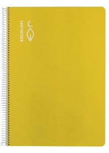 CUADERNO ESCOLOFI FOLIO ***TAPA DURA COLOR AMARILLO*** CUADRICULA 4X4 50 HOJAS REF. 180981503