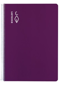 CUADERNO ESCOLOFI FOLIO ***TAPA DURA COLOR VIOLETA*** MONTESSORI 3.5 50 HOJAS REF. 180947506