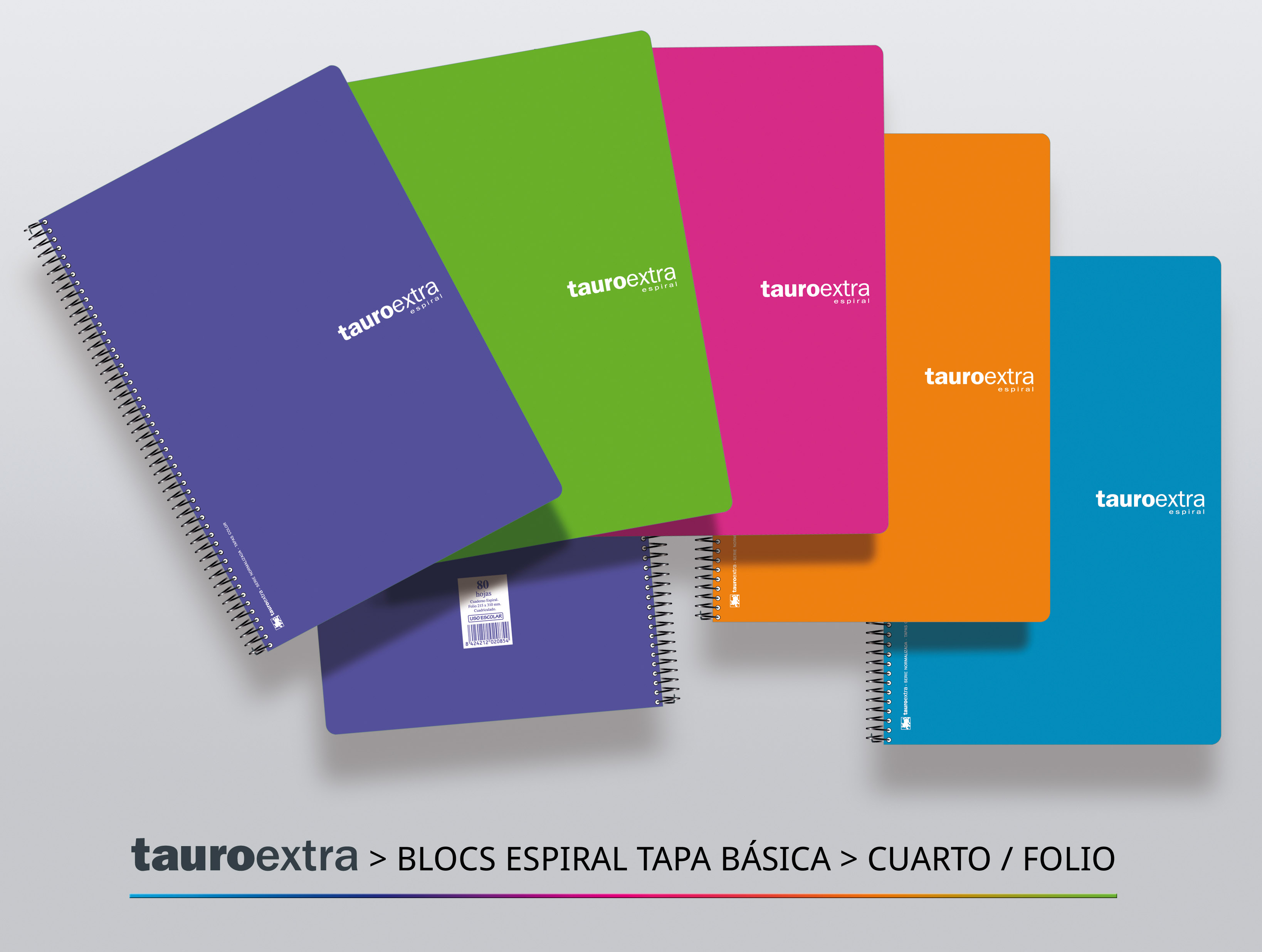 CUADERNO FOLIO HORIZONTAL 80H PAC SA REF. 16419