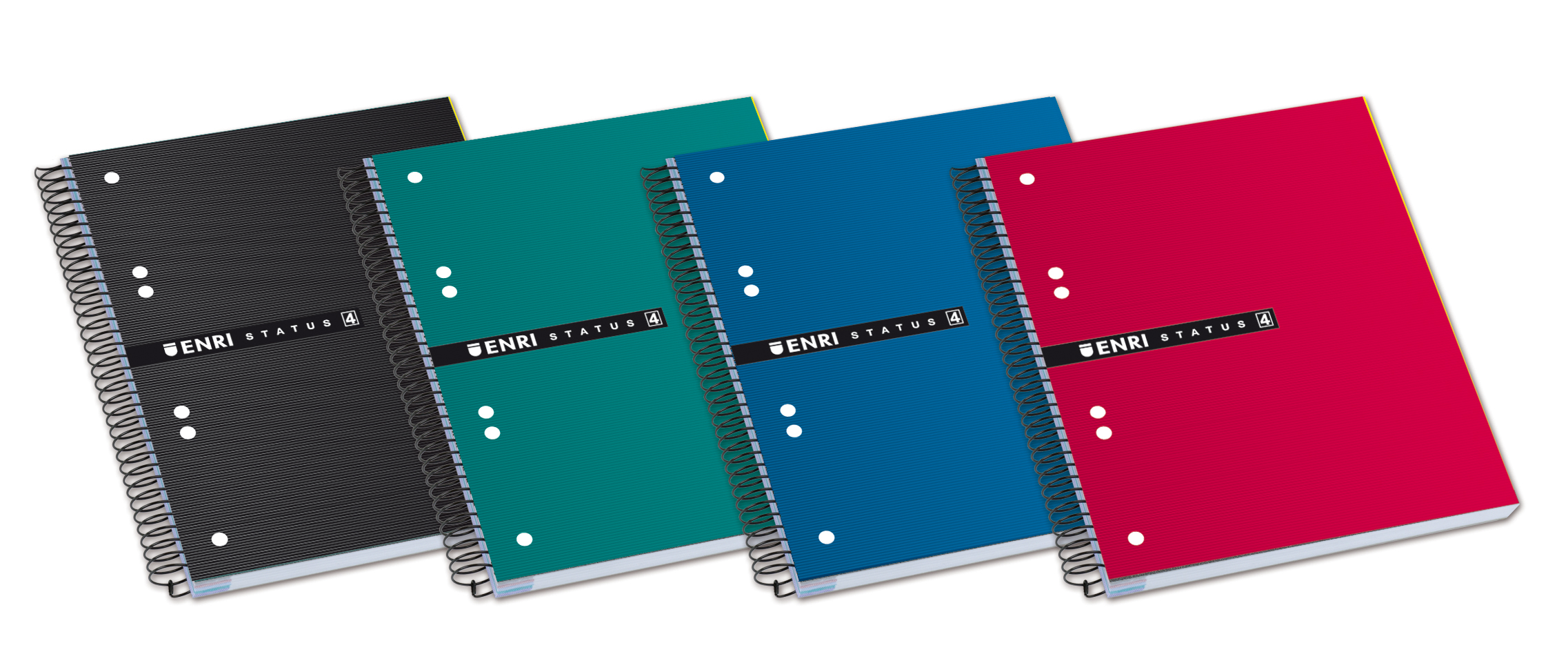 CUADERNO MICROPERFORADO A5 ENRI 160 HOJAS CON GRECAS DE COLOR CUADRICULA 5X5 REF.100435751
