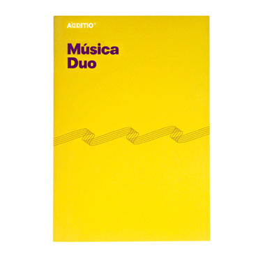 CUADERNO MUSICA ADDITIO MODELO DUO REF: M08