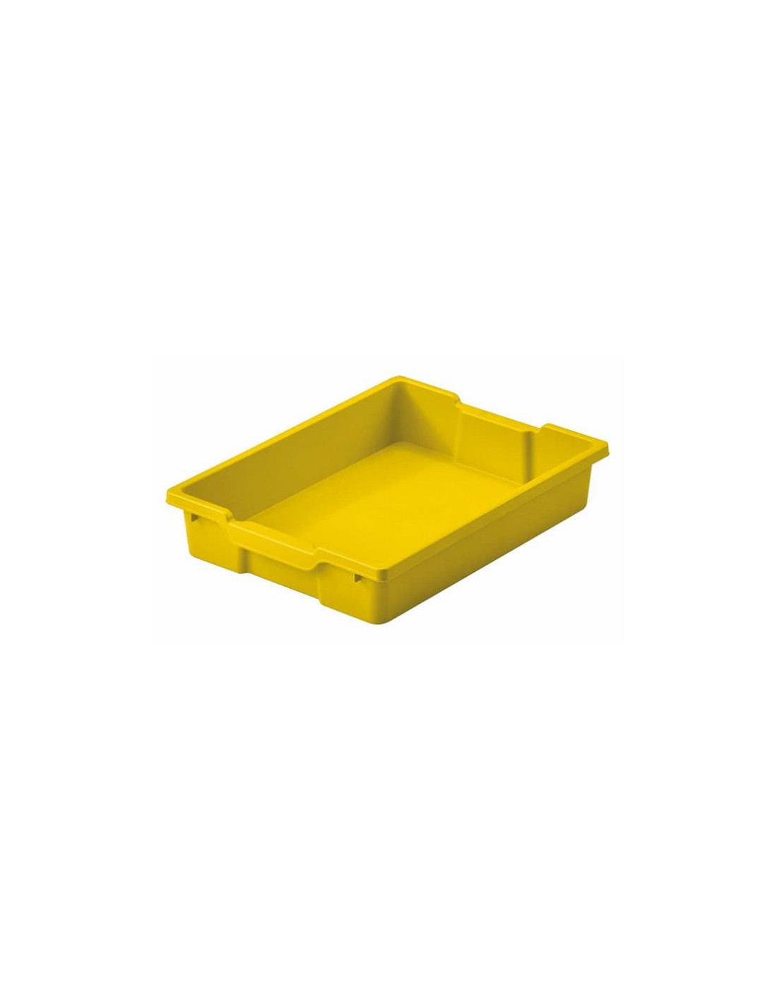 CUBETA PEQUEÑA SIN TAPA FAIBO AMARILLA DE 420X310X73MM REF: 784-05