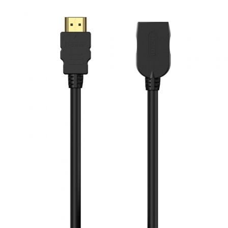 Cable Alargador HDMI Aisens A120-0545/ HDMI Macho - HDMI Hembra/ 2m/ Negro