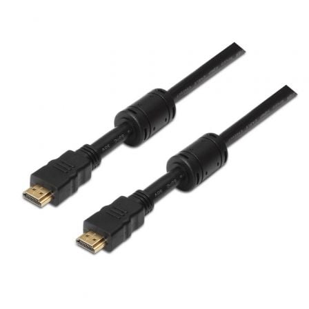 Cable HDMI 1.4 Aisens A119-0102/ HDMI Macho - HDMI Macho/ 10m/ Negro