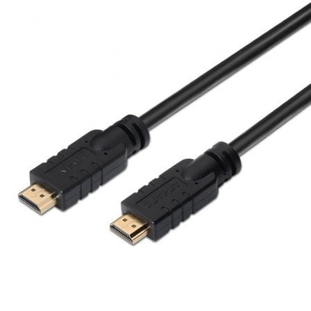 Cable HDMI 1.4 Aisens A119-0104/ HDMI Macho - HDMI Macho/ 20m/ Negro