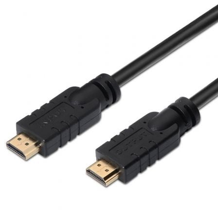 Cable HDMI 1.4 Aisens A119-0105/ HDMI Macho - HDMI Macho/ 25m/ Negro