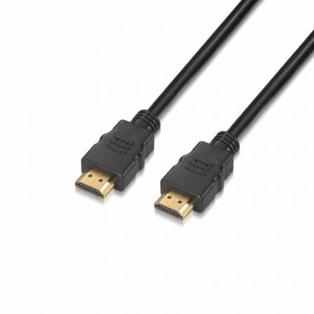 Cable HDMI 2.0 4K Aisens A120-0118/ HDMI Macho - HDMI Macho/ 50cm/ Certificado/ Negro