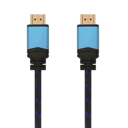 Cable HDMI 2.0 4K Aisens A120-0357/ HDMI Macho - HDMI Macho/ 2m/ Negro/ Azul