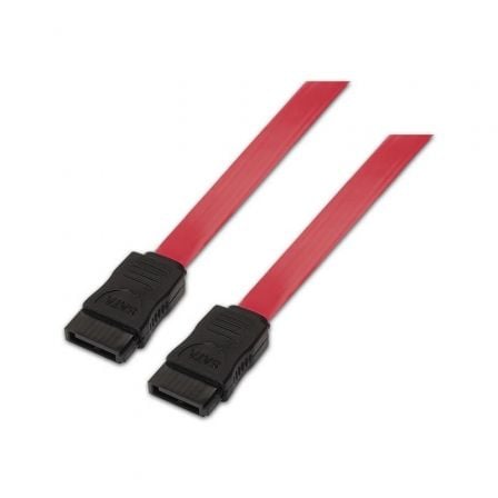 Cable SATA Aisens A130-0153/ SATA Hembra - SATA Hembra/ 50cm/ Rojo