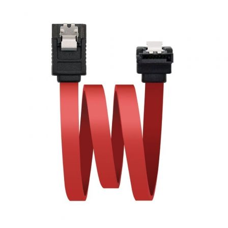 Cable SATA Nanocable 10.18.0301/ SATA Hembra - SATA Hembra/ 50cm/ Rojo