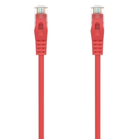 Cable de Red RJ45 AWG24 UTP Aisens A145-0558 Cat.6A/ LSZH/ 50cm/ Rojo