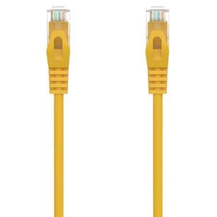 Cable de Red RJ45 AWG24 UTP Aisens A145-0567 Cat.6A/ LSZH/ 1.5m/ Amarillo