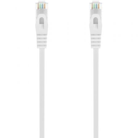 Cable de Red RJ45 AWG24 UTP Aisens A145-0591 Cat.6A/ LSZH/ 25cm/ Blanco