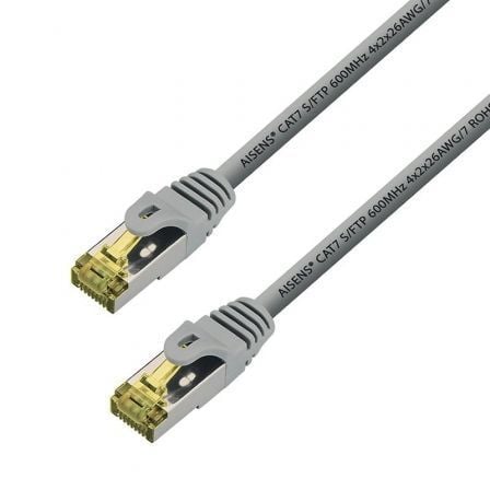 Cable de Red RJ45 S/FTP Aisens A146-0337 Cat.7/ 5m/ Gris