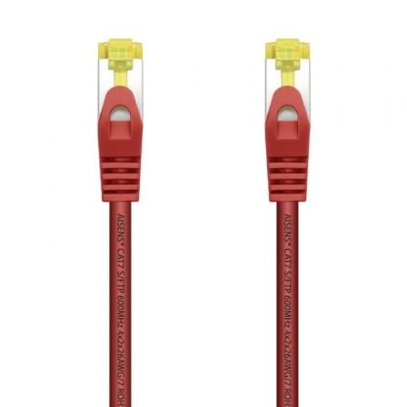 Cable de Red RJ45 SFTP Aisens A146-0470 Cat.7/ 1m/ Rojo