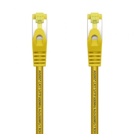 Cable de Red RJ45 SFTP Aisens A146-0472 Cat.7/ 25cm/ Amarillo