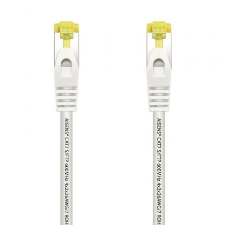 Cable de Red RJ45 SFTP Aisens A146-0488 Cat.7/ 25cm/ Blanco